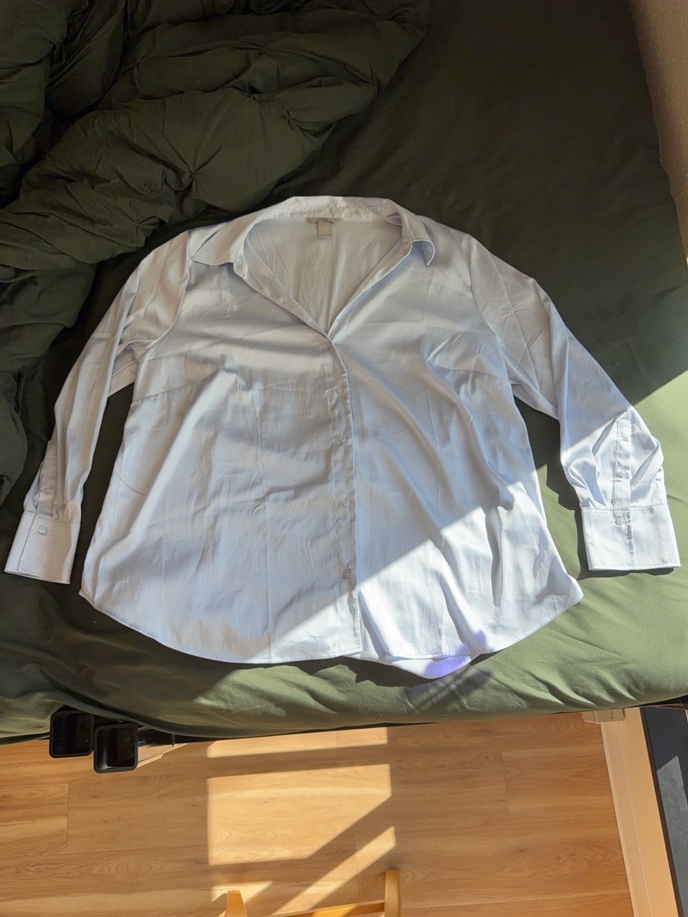 Light Blue Classic Button-Down Shirt